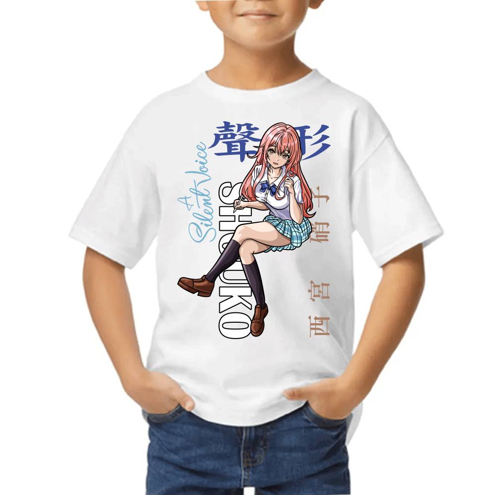 Playera de Niño Koe no Katachi Shouko Nishimiya Algodón Premium #0002768