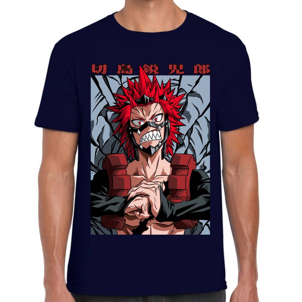 Playera My Hero Academia Eijiro Kirishima Algodón Premium #0002769