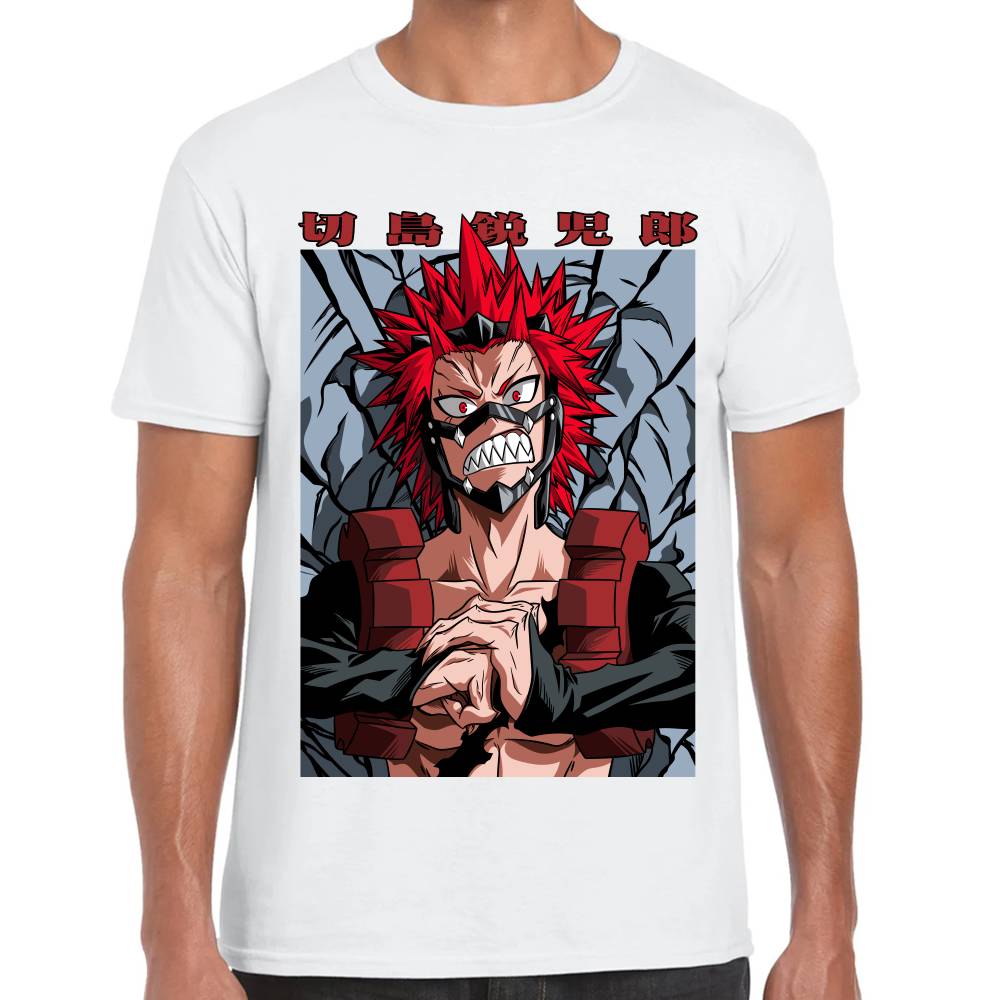 Playera My Hero Academia Eijiro Kirishima Algodón Premium #0002769