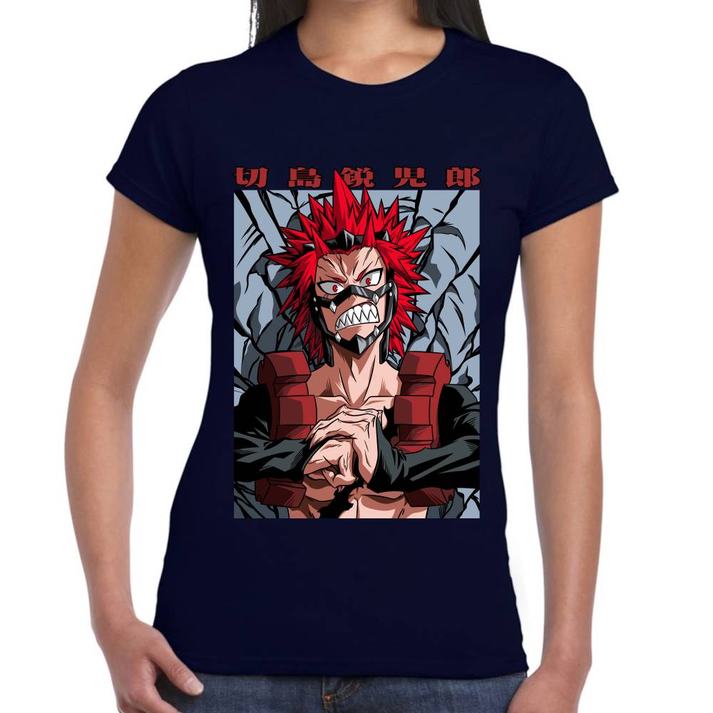 Playera My Hero Academia Eijiro Kirishima Algodón Premium #0002769