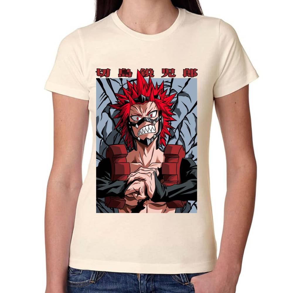 Playera My Hero Academia Eijiro Kirishima Algodón Premium #0002769