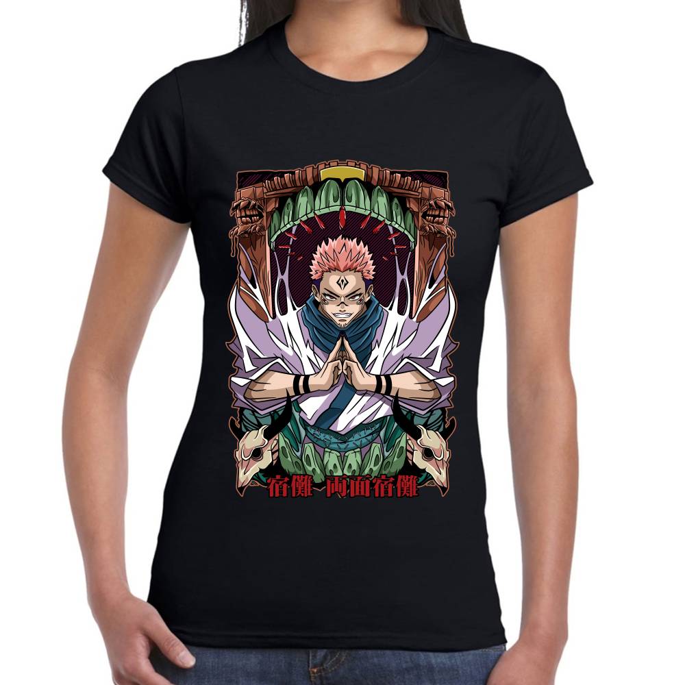 Playera Jujutsu Sukuna Algodón Premium #0002770 Imagen secundaria del producto