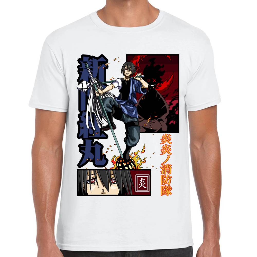 Playera Fire Force Benimaru Shinmon Algodón Premium #0002771