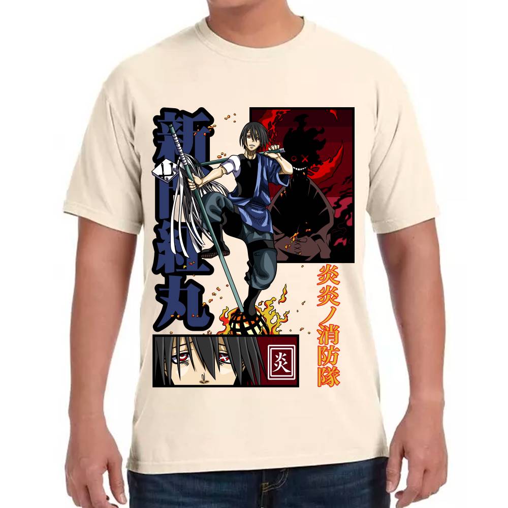 Playera Fire Force Benimaru Shinmon Algodón Premium #0002771