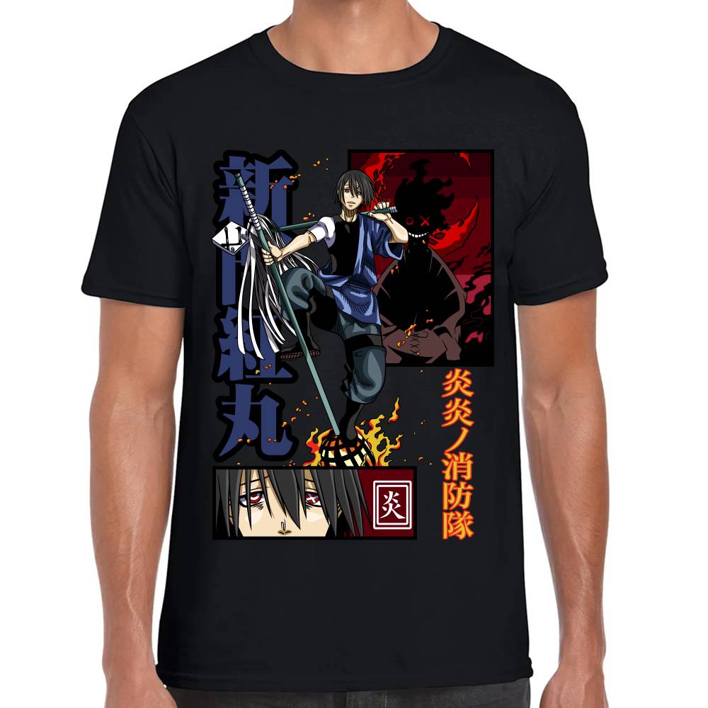 Playera Fire Force Benimaru Shinmon Algodón Premium #0002771