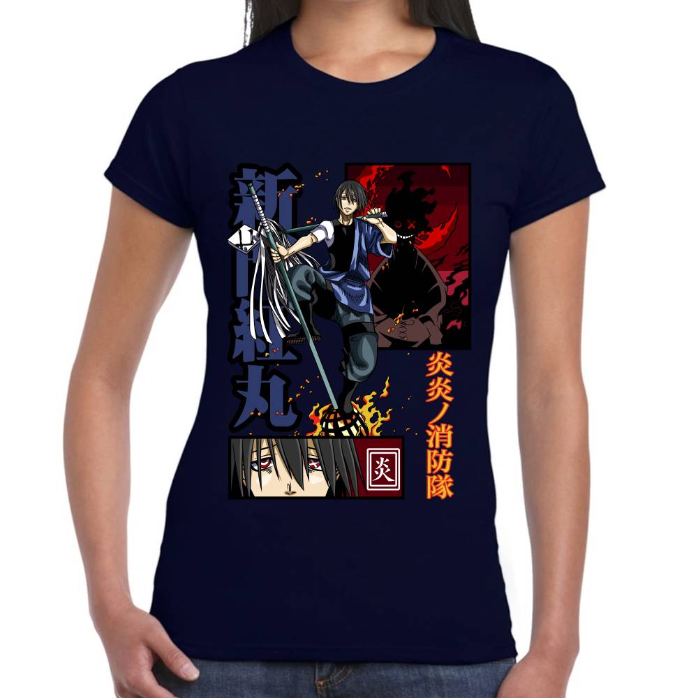Playera Fire Force Benimaru Shinmon Algodón Premium #0002771