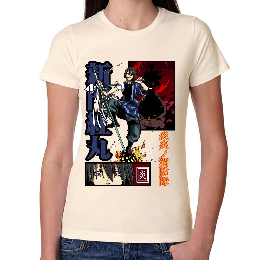 Playera Fire Force Benimaru Shinmon Algodón Premium #0002771