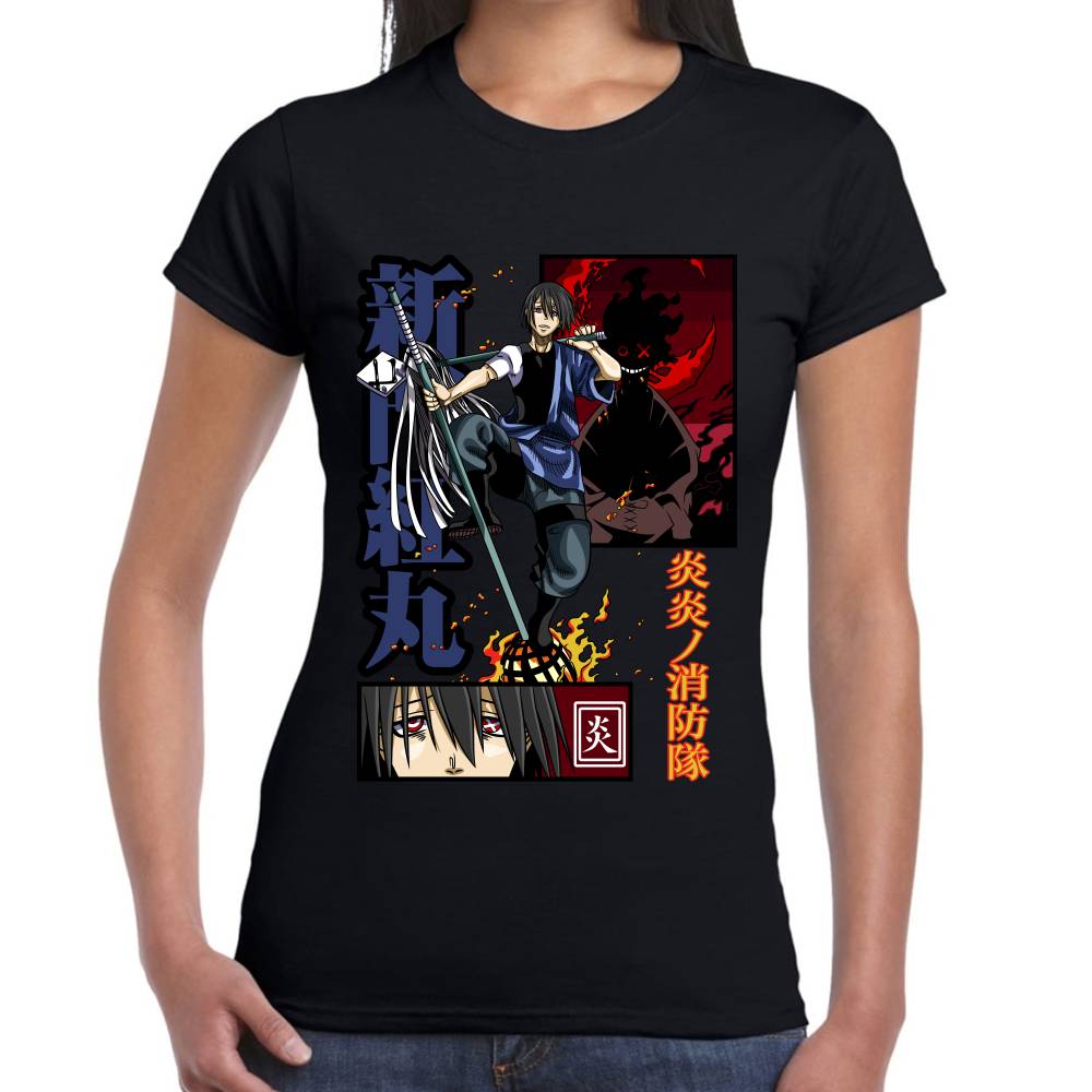 Playera Fire Force Benimaru Shinmon Algodón Premium #0002771 Imagen secundaria del producto
