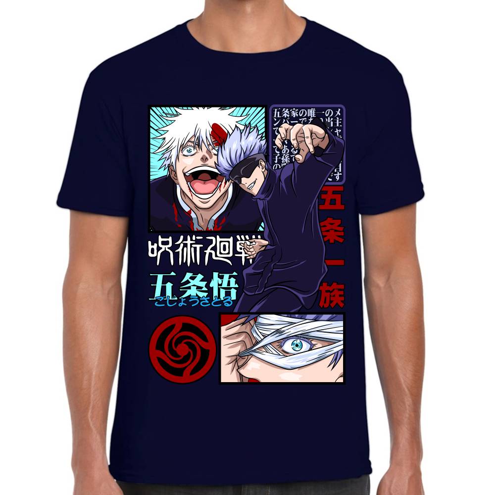 Playera Jujutsu Gojo Satoru Algodón Premium #0002773