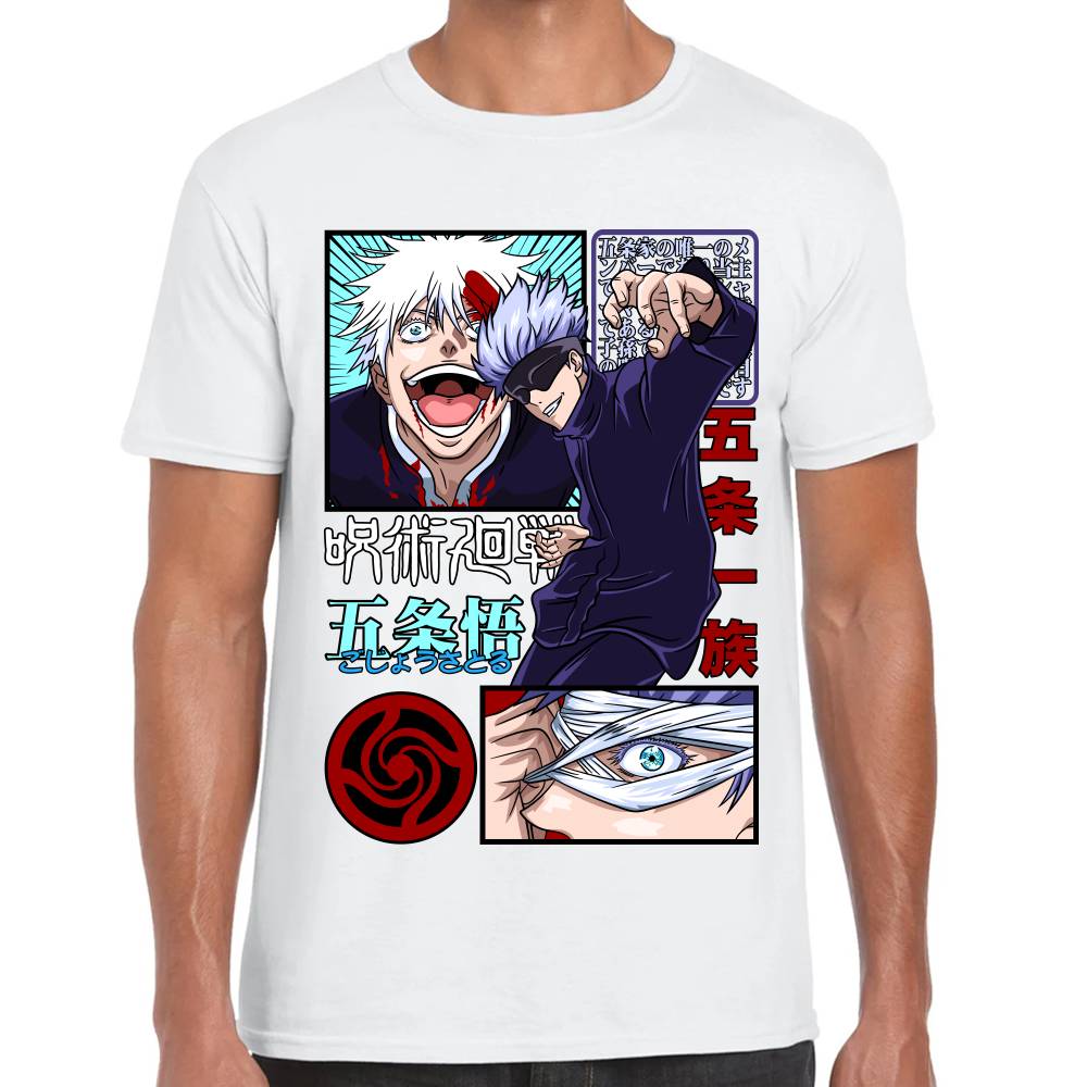 Playera Jujutsu Gojo Satoru Algodón Premium #0002773