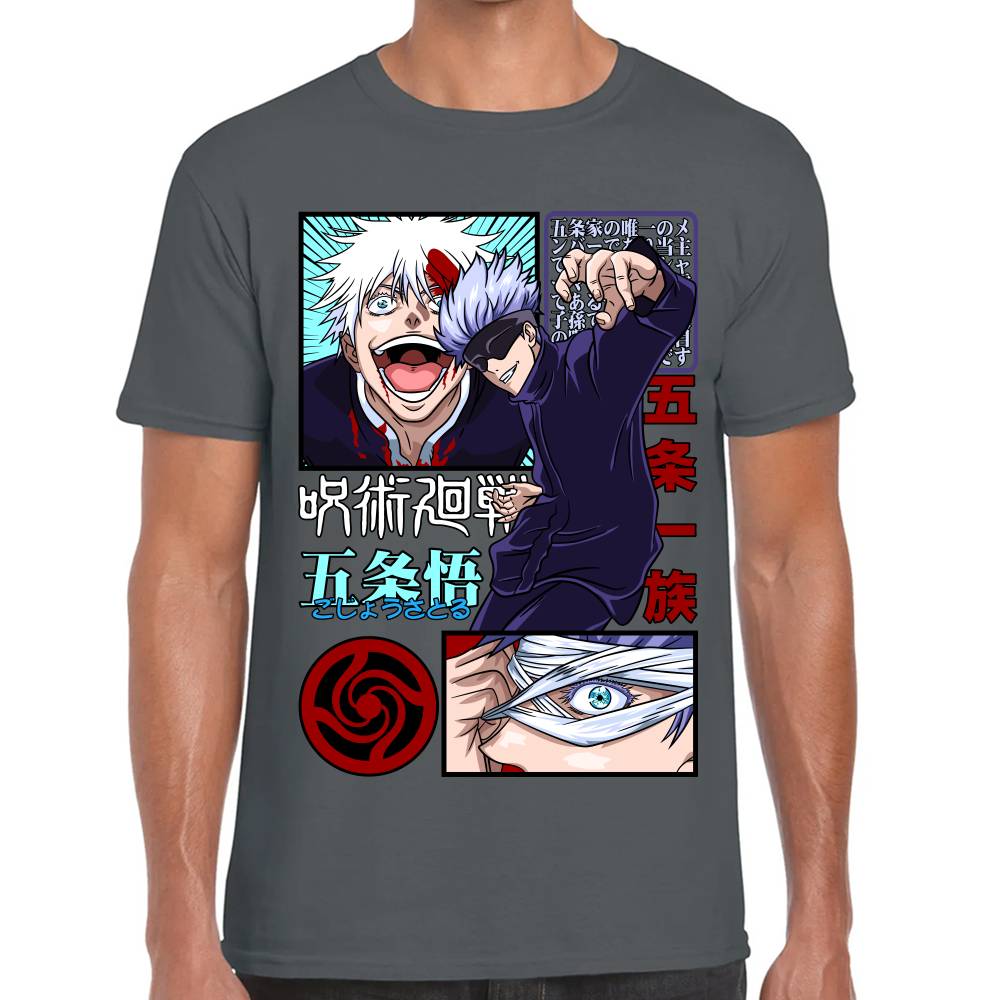 Playera Jujutsu Gojo Satoru Algodón Premium #0002773