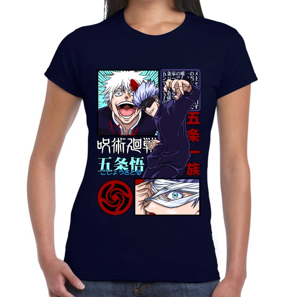 Playera Jujutsu Gojo Satoru Algodón Premium #0002773