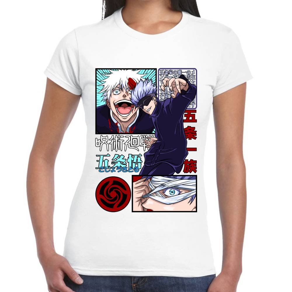 Playera Jujutsu Gojo Satoru Algodón Premium #0002773