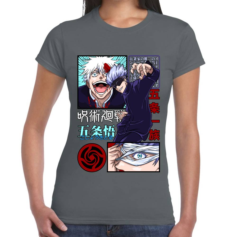 Playera Jujutsu Gojo Satoru Algodón Premium #0002773