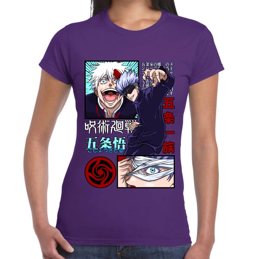 Playera Jujutsu Gojo Satoru Algodón Premium #0002773