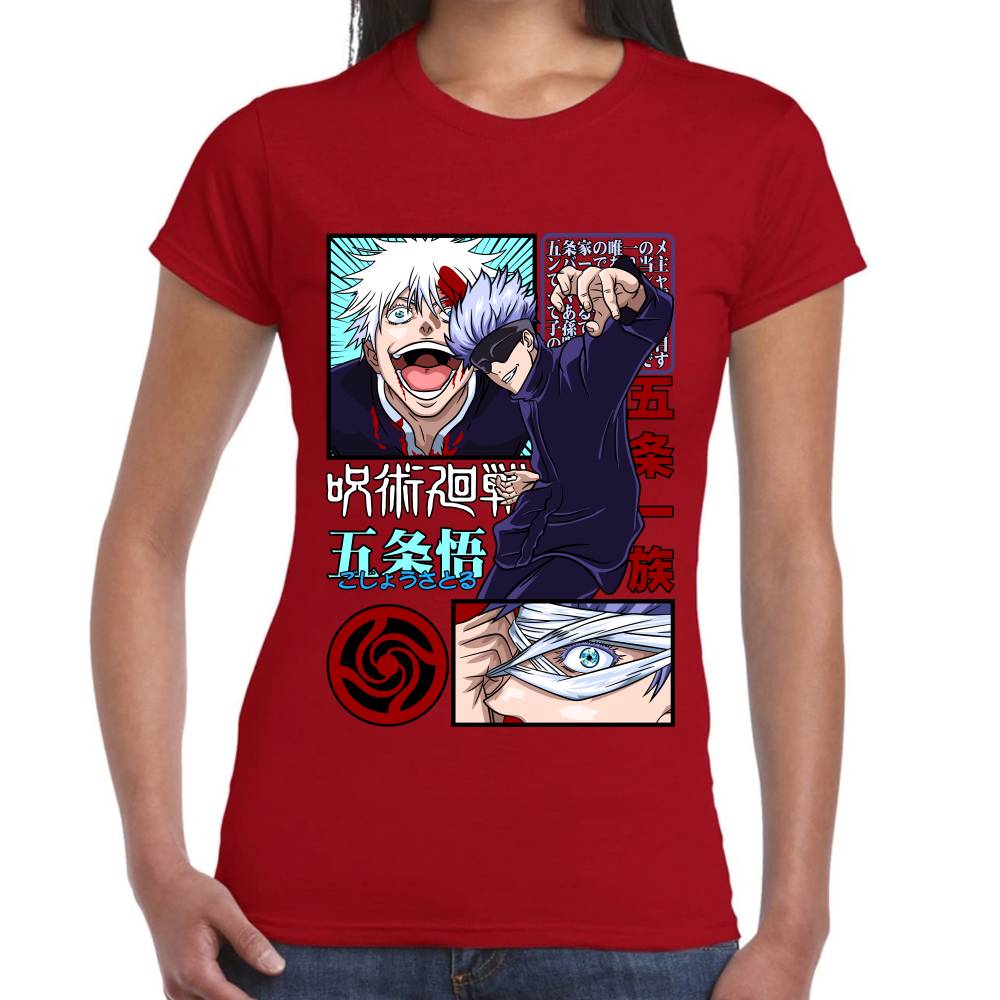 Playera Jujutsu Gojo Satoru Algodón Premium #0002773