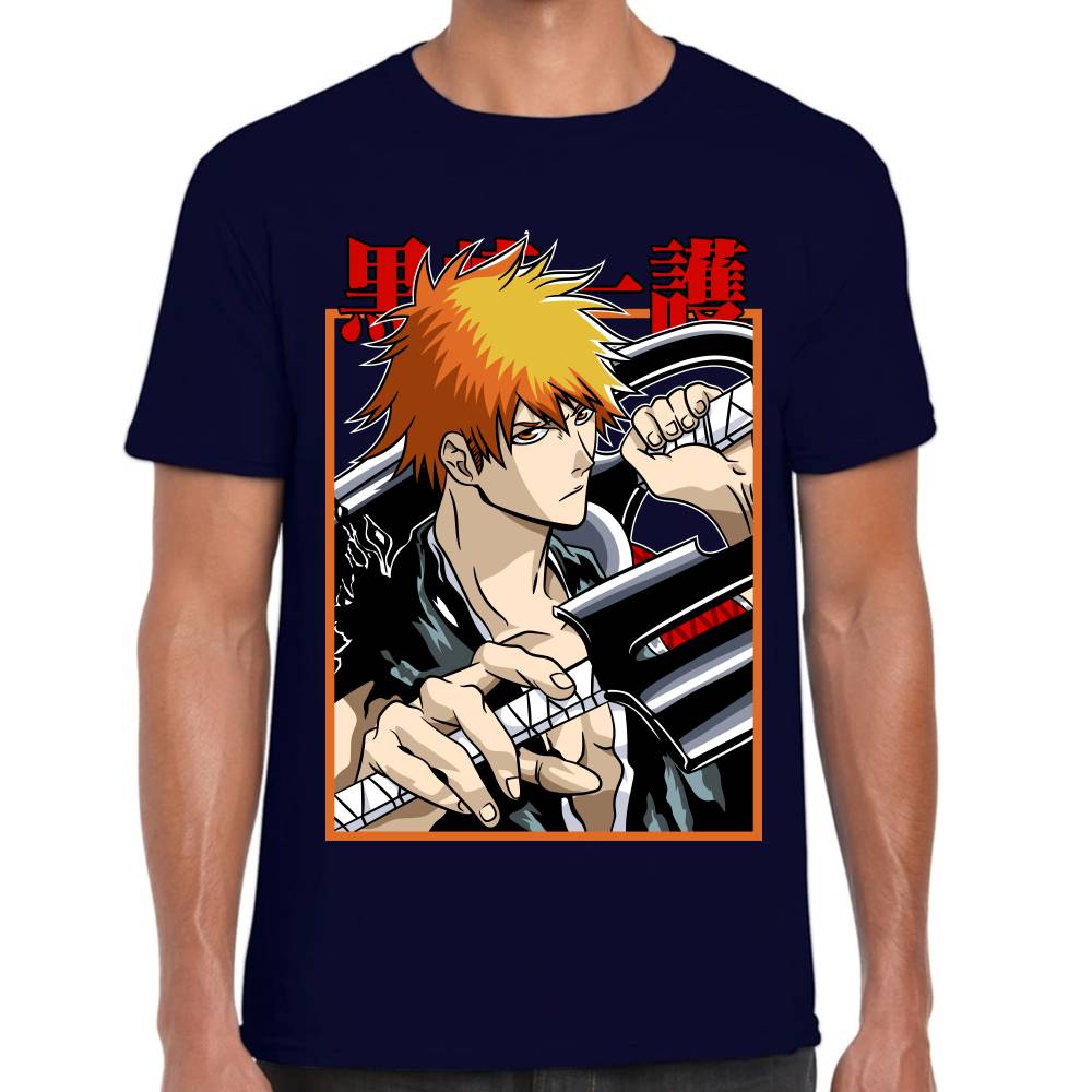 Playera Bleach Ichigo Kurosaki Algodón Premium #0002774