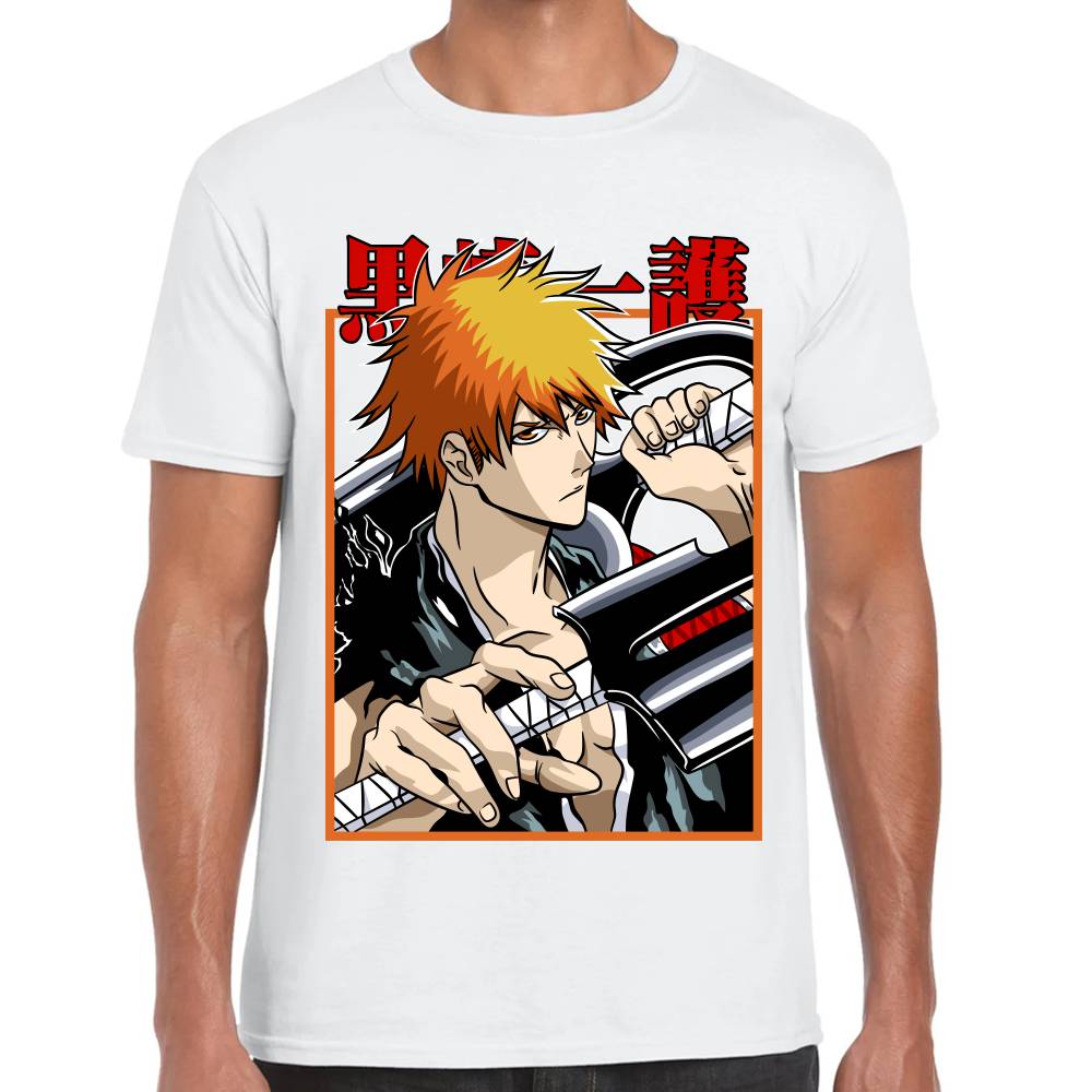 Playera Bleach Ichigo Kurosaki Algodón Premium #0002774