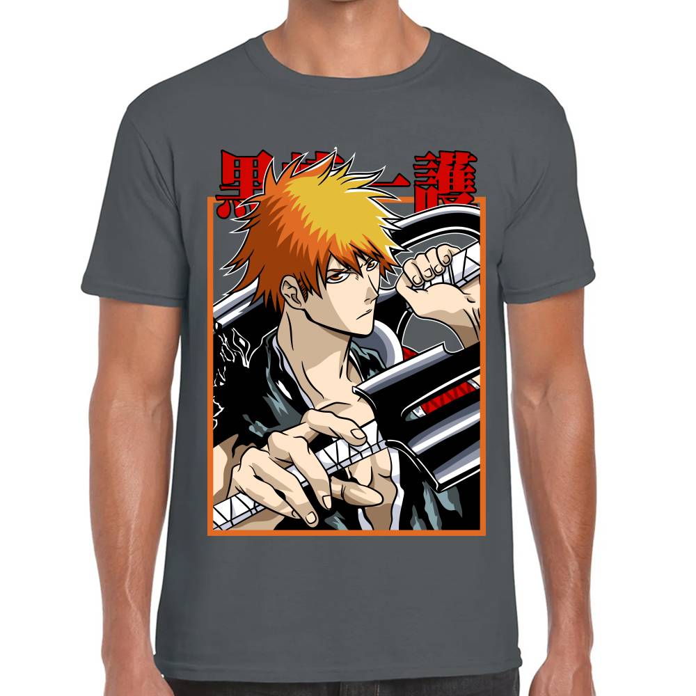 Playera Bleach Ichigo Kurosaki Algodón Premium #0002774