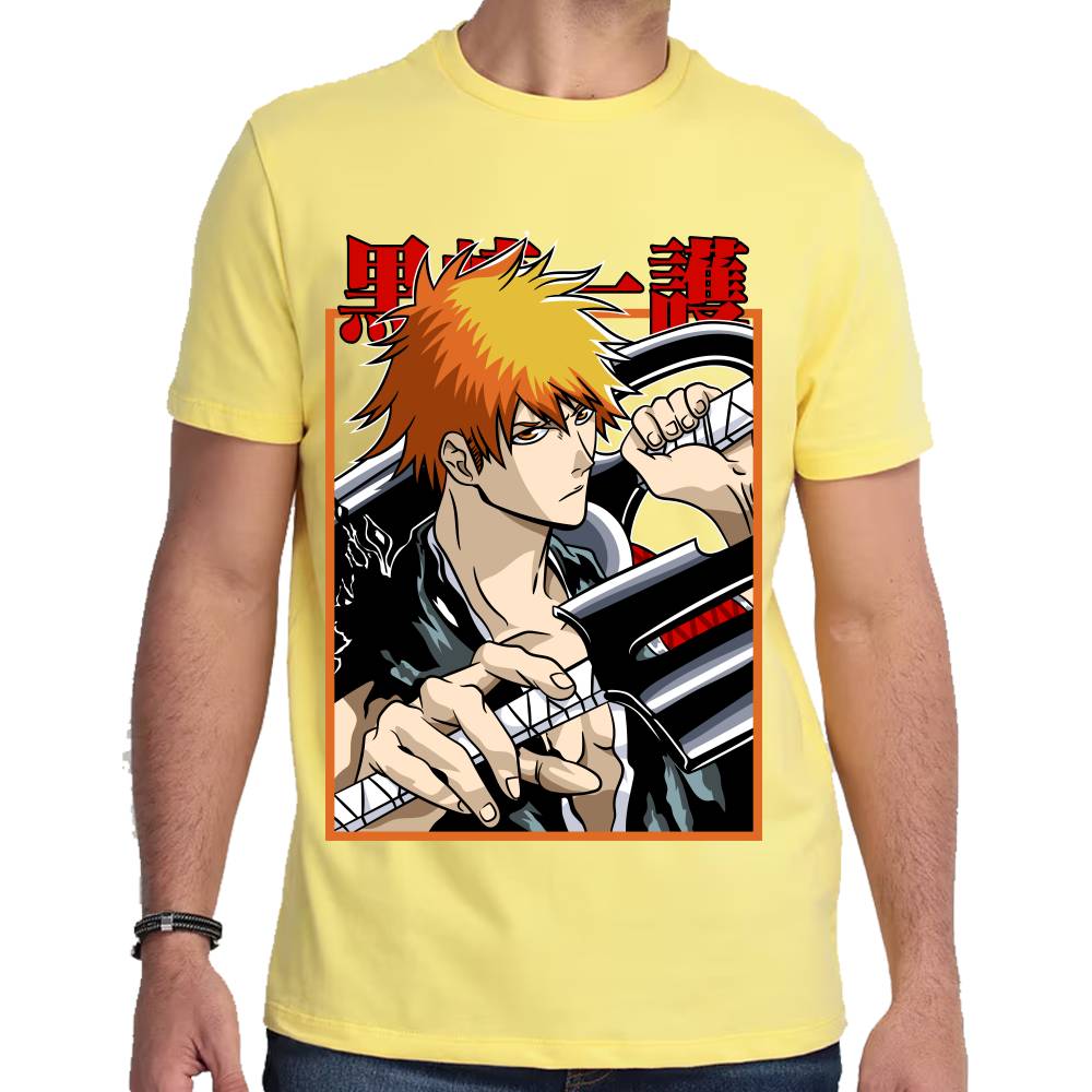 Playera Bleach Ichigo Kurosaki Algodón Premium #0002774