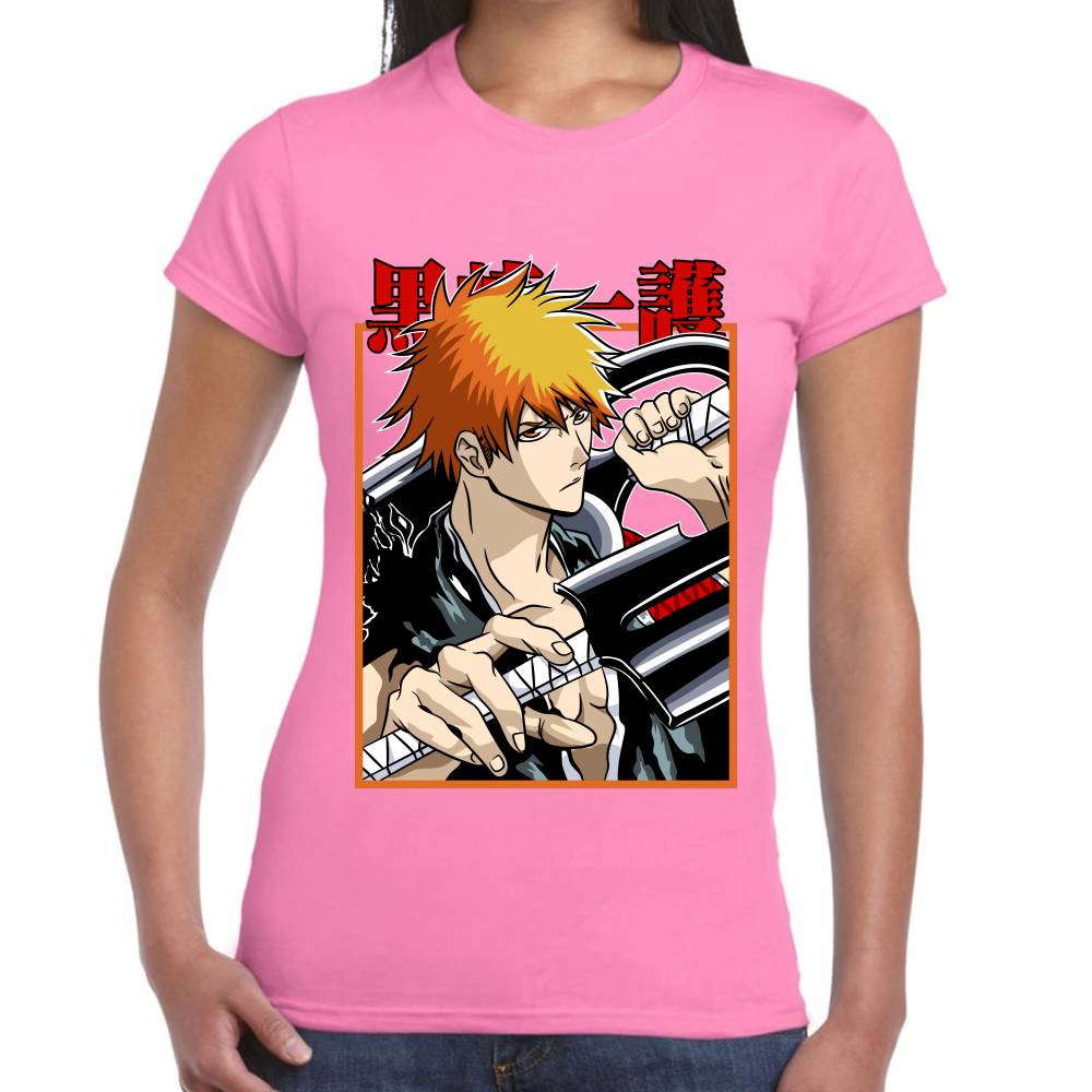 Playera Bleach Ichigo Kurosaki Algodón Premium #0002774
