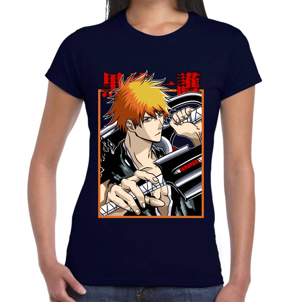 Playera Bleach Ichigo Kurosaki Algodón Premium #0002774