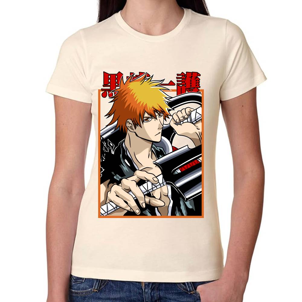 Playera Bleach Ichigo Kurosaki Algodón Premium #0002774