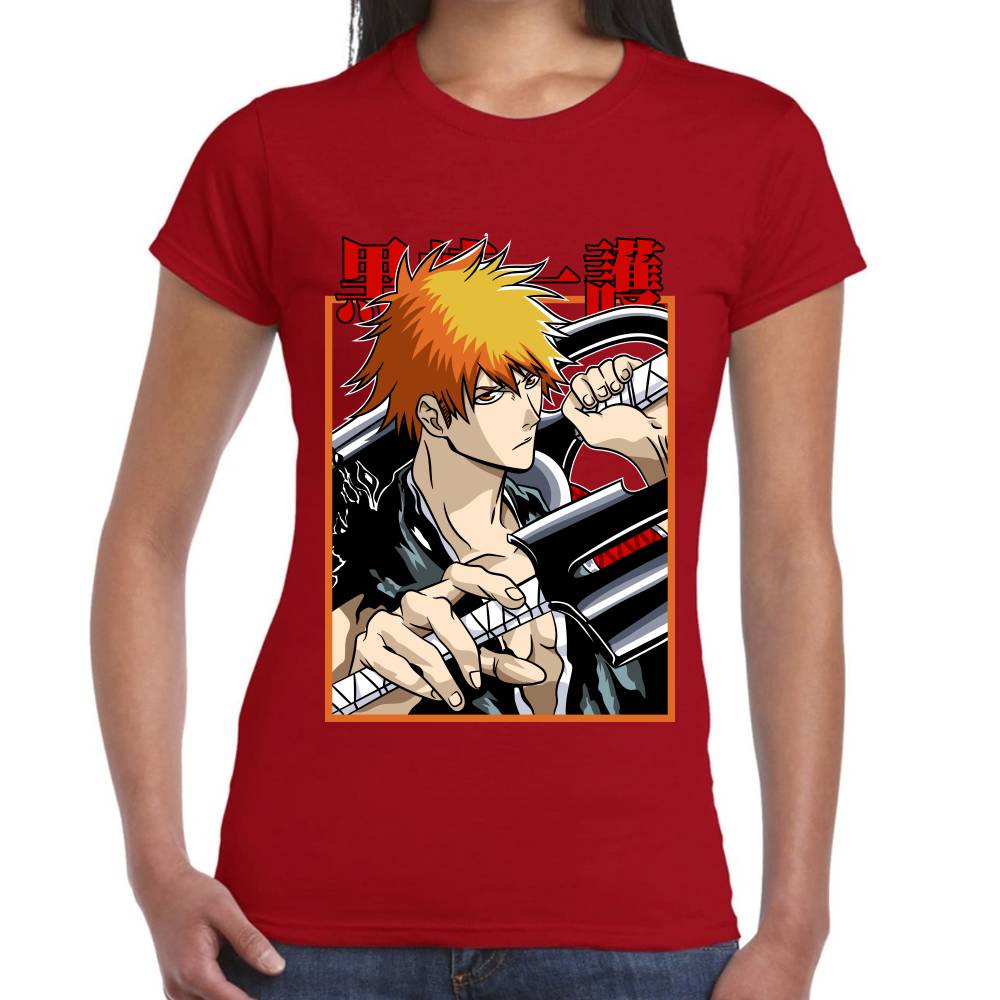 Playera Bleach Ichigo Kurosaki Algodón Premium #0002774