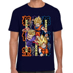 Playera Dragon Ball Goku Gohan Goten Algodón Premium #0002775