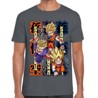 Playera Dragon Ball Goku Gohan Goten Algodón Premium #0002775
