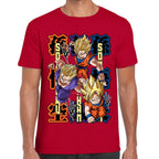 Playera Dragon Ball Goku Gohan Goten Algodón Premium #0002775