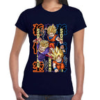 Playera Dragon Ball Goku Gohan Goten Algodón Premium #0002775