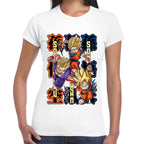 Playera Dragon Ball Goku Gohan Goten Algodón Premium #0002775