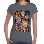 Playera Dragon Ball Goku Gohan Goten Algodón Premium #0002775