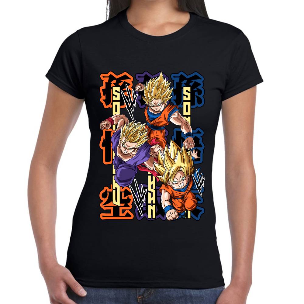 Playera Dragon Ball Goku Gohan Goten Algodón Premium #0002775 Imagen secundaria del producto