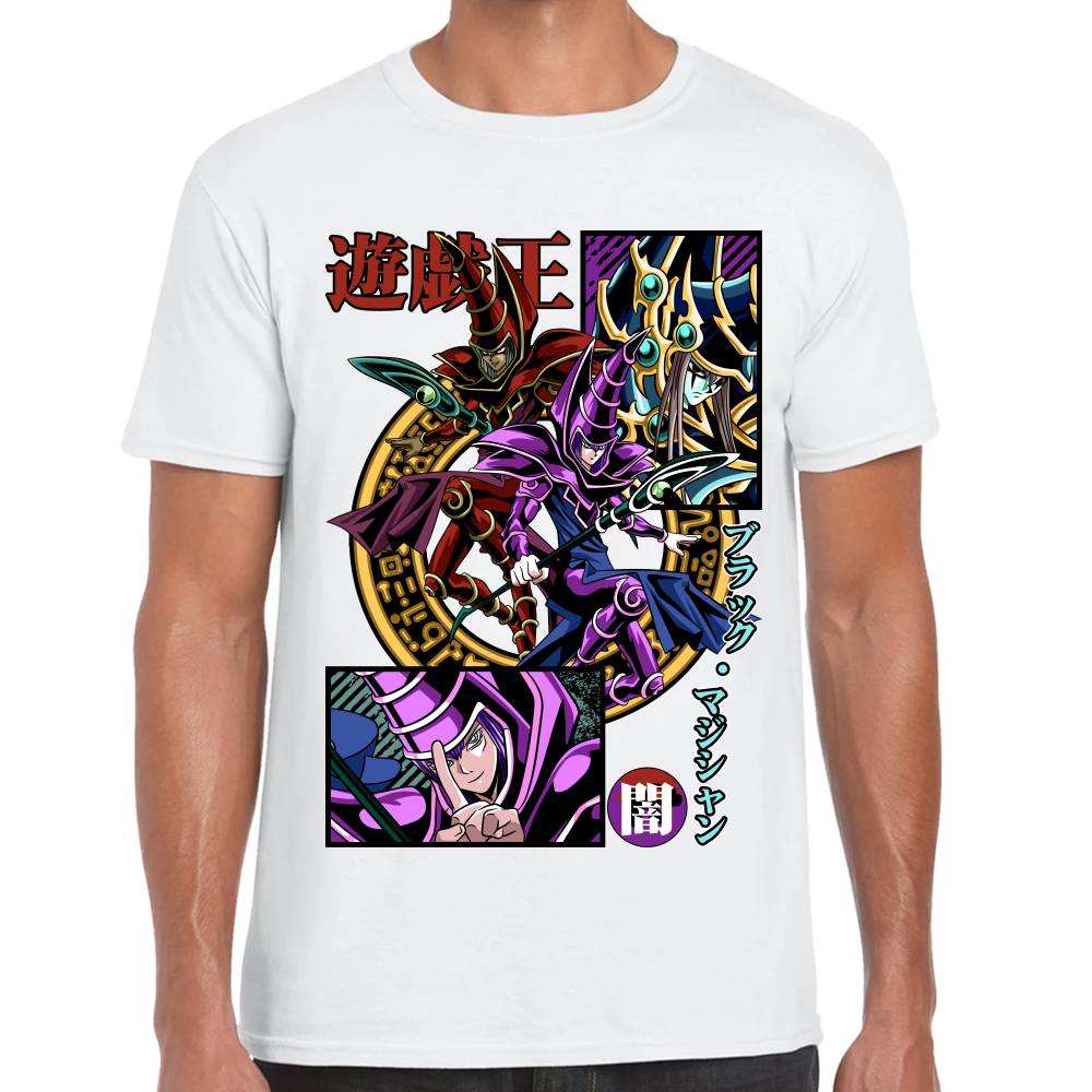 Playera Yu-Gi-Oh Mago Oscuro Algodón Premium #0002779
