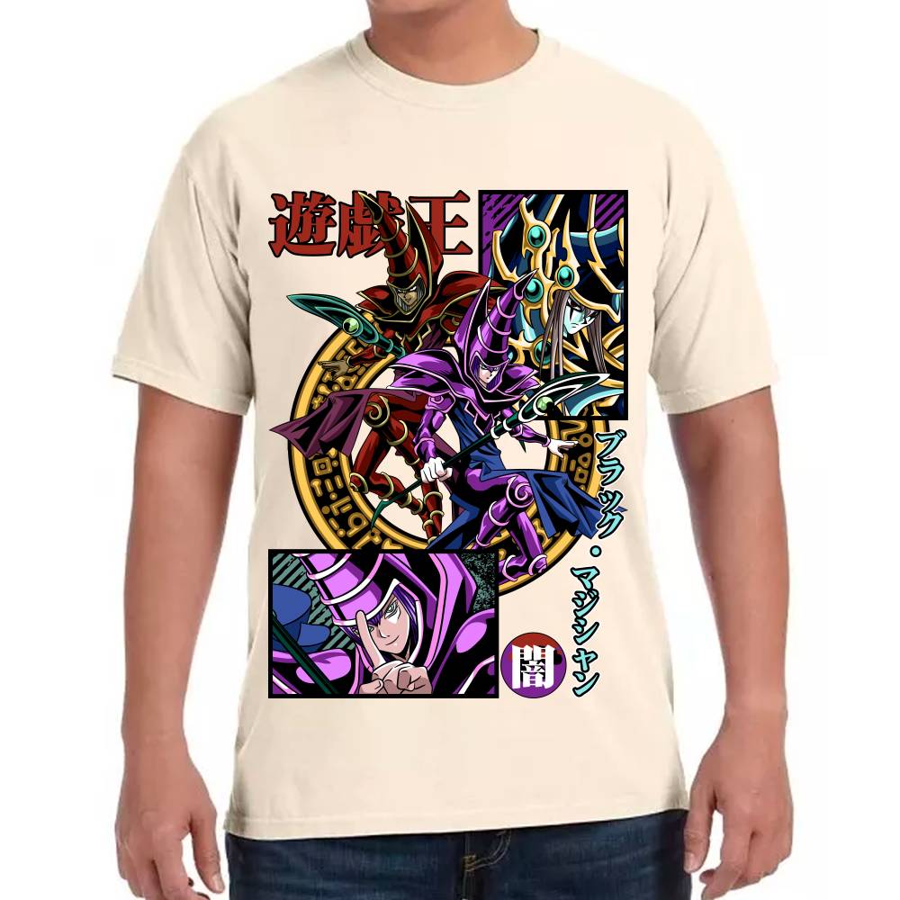 Playera Yu-Gi-Oh Mago Oscuro Algodón Premium #0002779