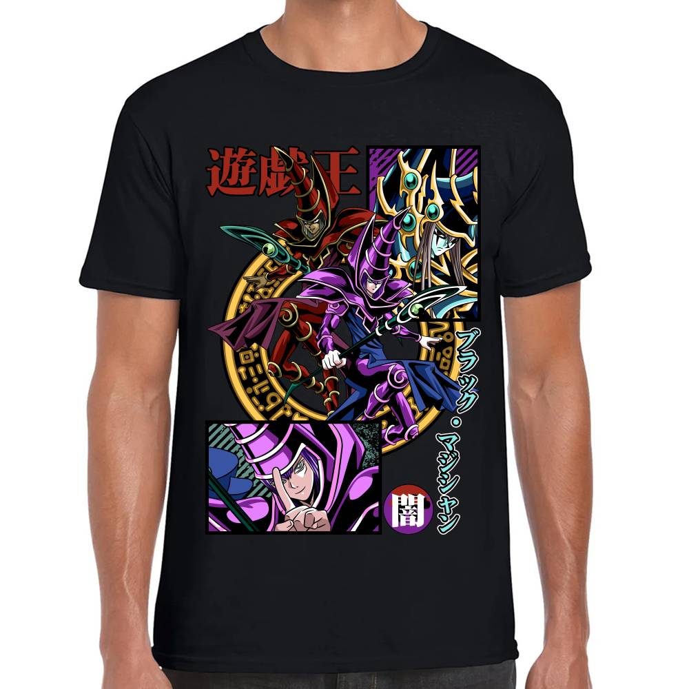Playera Yu-Gi-Oh Mago Oscuro Algodón Premium #0002779