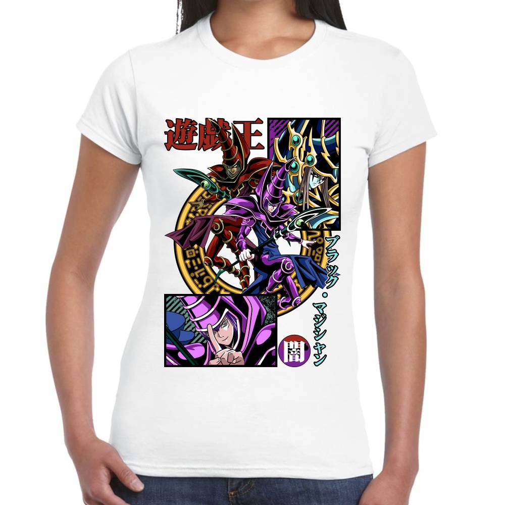 Playera Yu-Gi-Oh Mago Oscuro Algodón Premium #0002779
