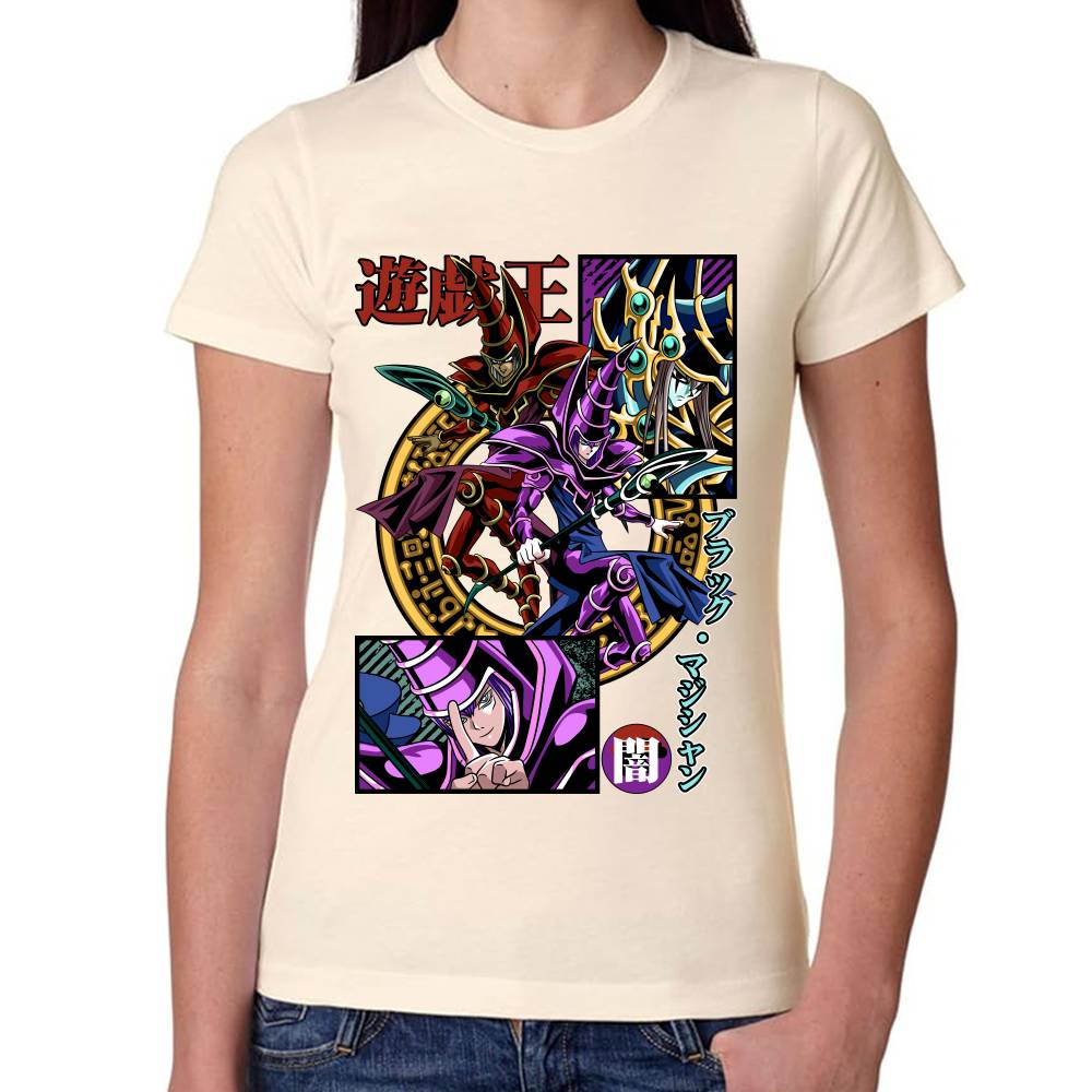Playera Yu-Gi-Oh Mago Oscuro Algodón Premium #0002779