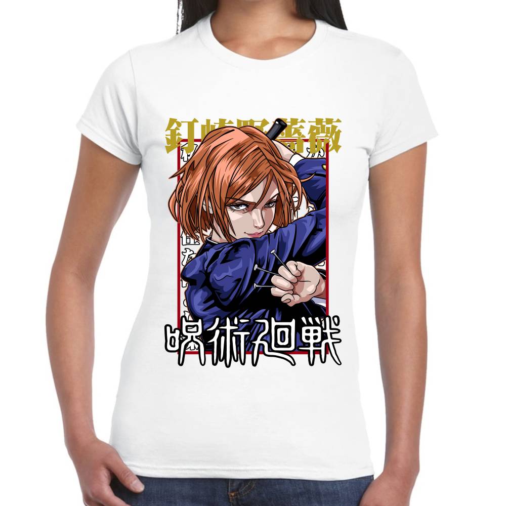 Playera Jujutsu Nobara Kugisaki Algodón Premium #0002782