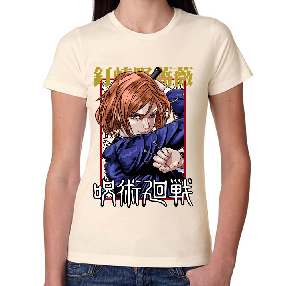 Playera Jujutsu Nobara Kugisaki Algodón Premium #0002782
