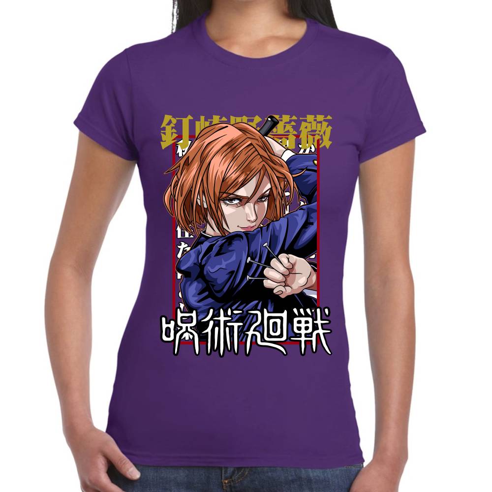 Playera Jujutsu Nobara Kugisaki Algodón Premium #0002782