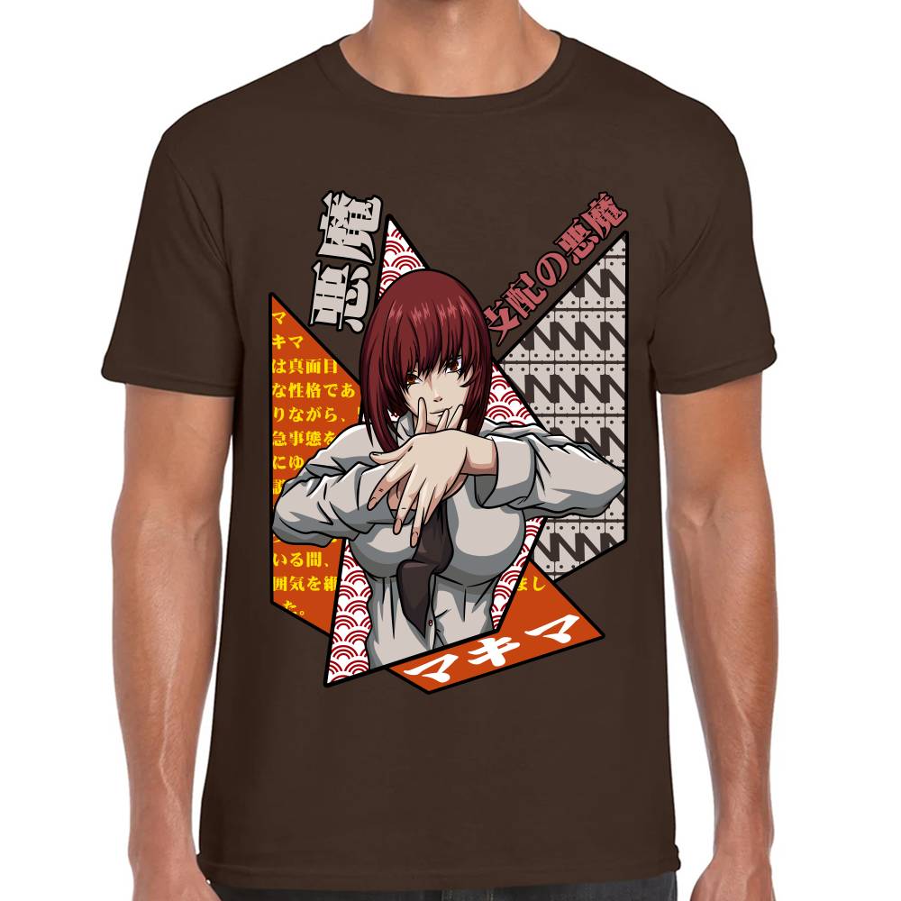 Playera Chainsaw Man Makima Algodón Premium #0002783