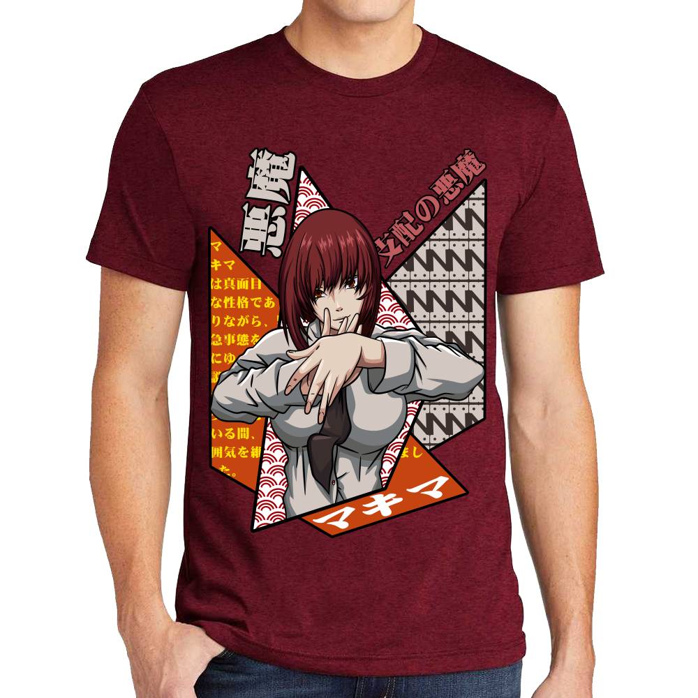 Playera Chainsaw Man Makima Algodón Premium #0002783