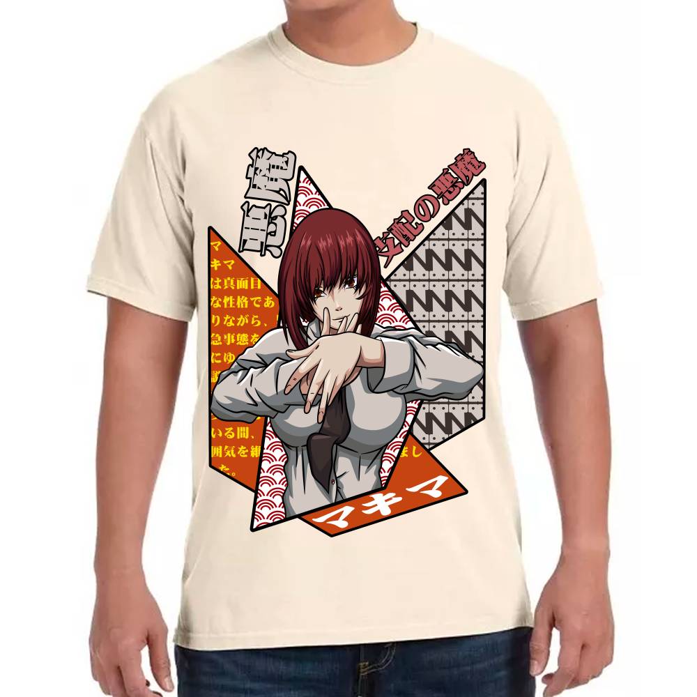 Playera Chainsaw Man Makima Algodón Premium #0002783