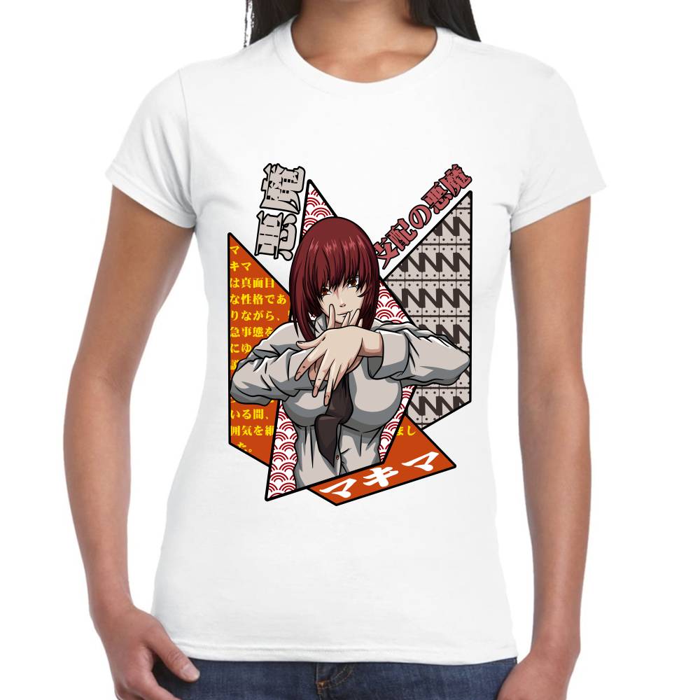 Playera Chainsaw Man Makima Algodón Premium #0002783