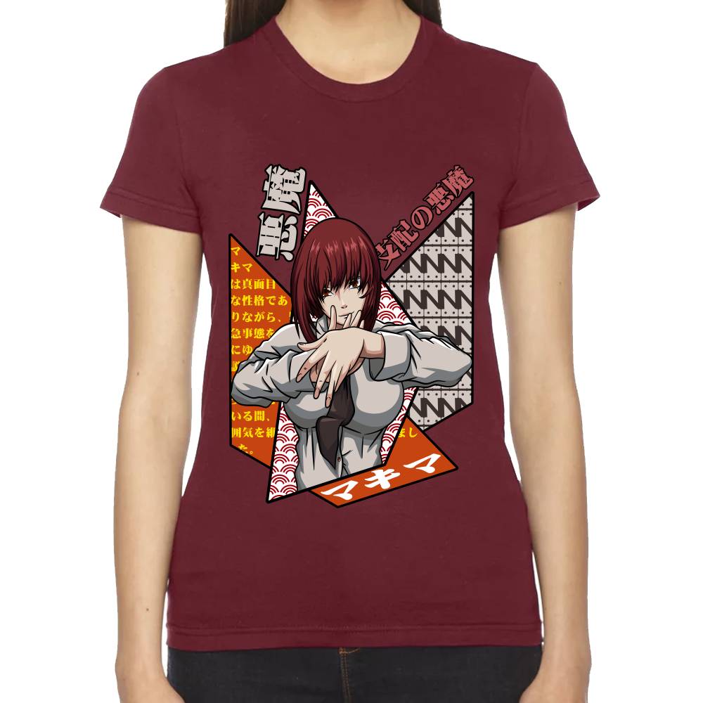 Playera Chainsaw Man Makima Algodón Premium #0002783