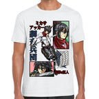 Playera Mikasa Ackerman Shingeki no Kyojin Algodón Premium #0002785
