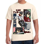 Playera Mikasa Ackerman Shingeki no Kyojin Algodón Premium #0002785